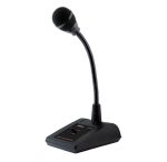 Dynamic Paging Desktop Mic with Base - front view