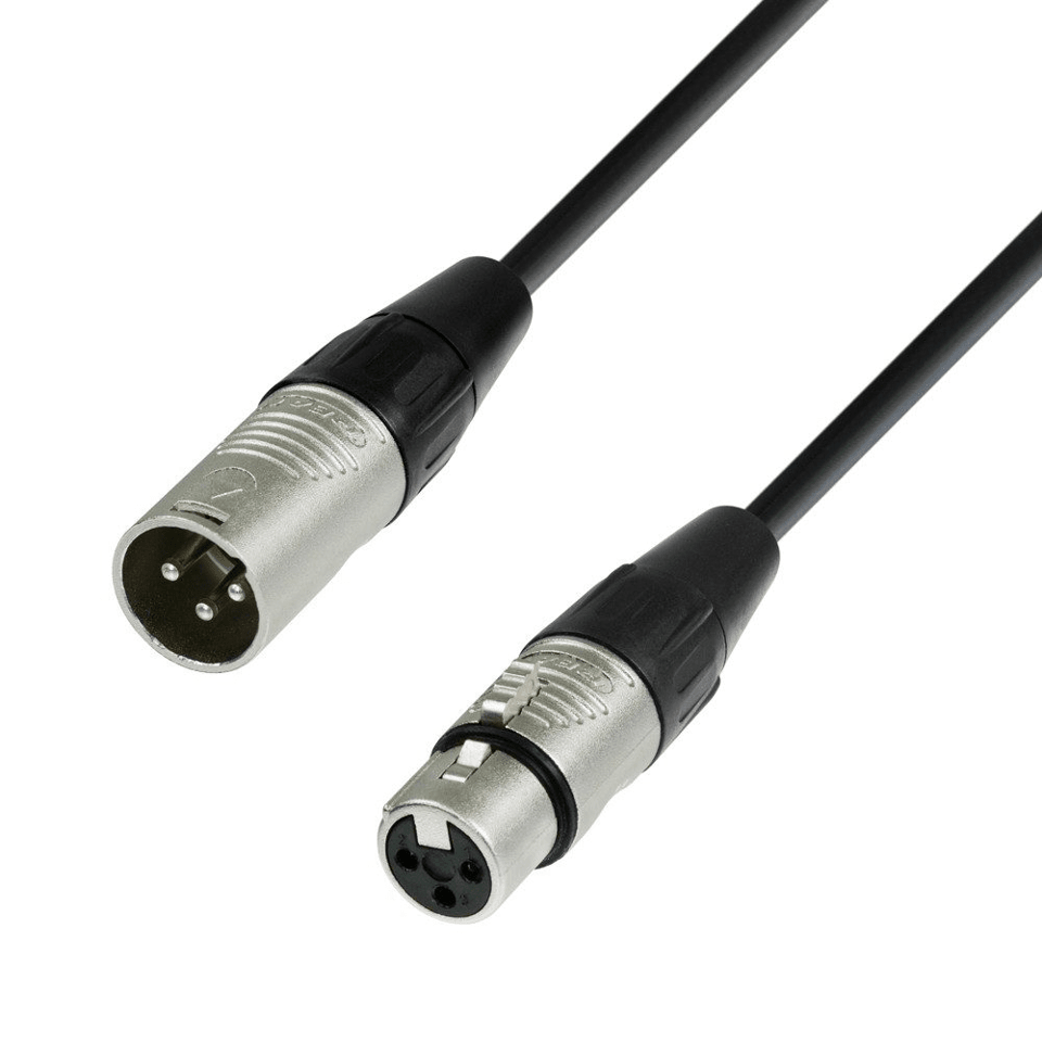 Microphone Cable REAN XLR male to XLR female 1 m