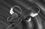KZ EDC IEM Monitor Black No Mic - front view