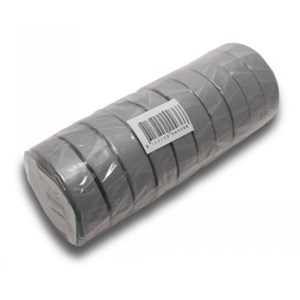 Nitto Insulation Tape 20m x 19mm - Gray 10 Pack