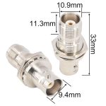 BNC Female Jack to TNC Female Plug RF Connector