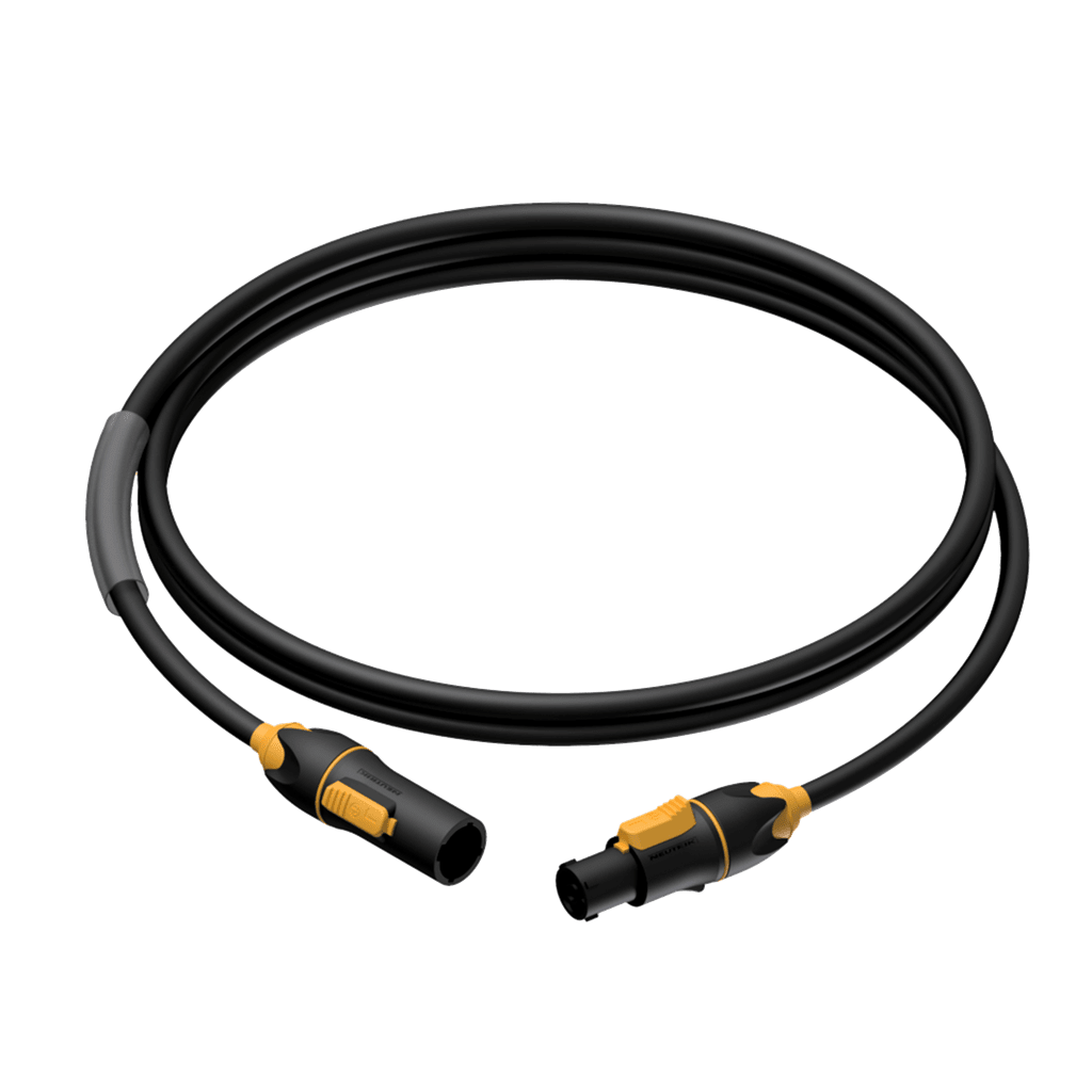 3m Patch Power cable - powerCON TRUE1 male - powerCON TRUE1 female - 3 x 1.5 mm²