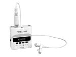 Tascam DR-10L Lapel Audio Recorder White - front view