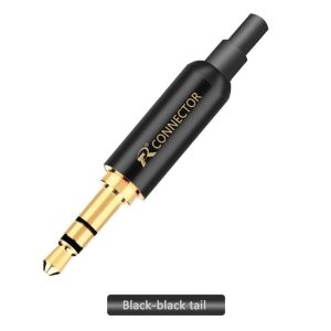 TRS 3.5mm Stereo Jack Cable Mount Plug