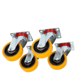 RCF WH-PRO 4X - Wheel Kit (4 x 100mm Swivel Castors) - product photo