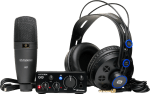 PreSonus AudioBox GO Creator Bundle - USB-C Interface, Mic, Headphones & Software - front view