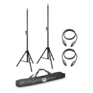 LD Systems DAVE 8 Set 2 - Speaker Stand + 2 Cables Bundle - product photo