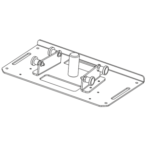 dB Technologies GSA-IG5TR - Ground Stack Adapter for INGENIA Series - front view