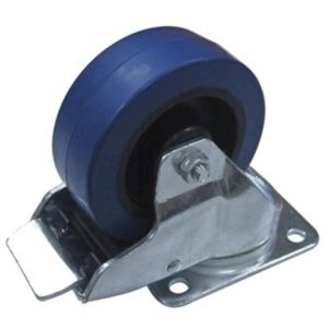 PENN 100mm Swivel Castor with brake - front view