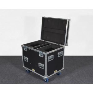 ShowCase - 2 x Intimidator 140 Hybrid Flightcase - front view