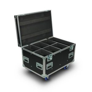ShowCase - 6 x Rogue R1X wash flightcase - front view