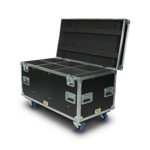 ShowCase - 6 x Rogue R2X/Outcast 2X wash flightcase - front view